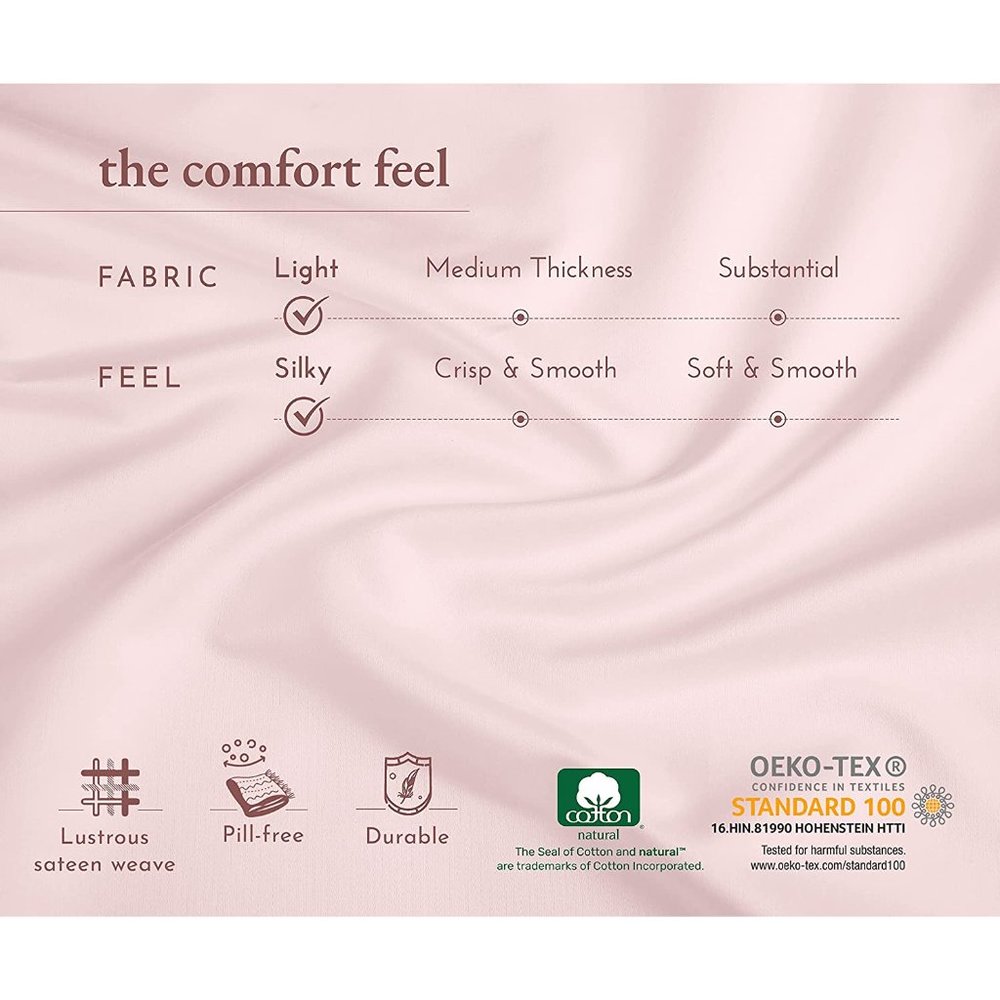 New California Design Den - California King Size Bed Sheets Soft 100% Cotton Coo - Picture 4 of 8